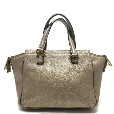 GUCCI Handbag 282481 leather gold GG Double G Detail Women Used Authentic